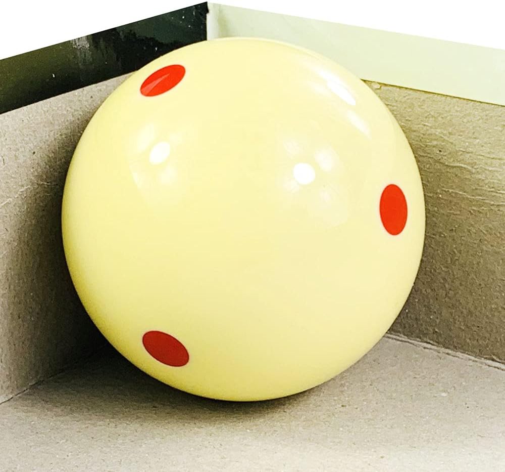 POFET 57mm Dot-Spot Pool Ball Billiard Training Ball for Kids and Adult (White), 2#, 5.72 cm - Image 4