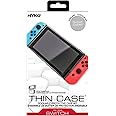 Nyko | Dockable, Thin ProtectiveHard Portable Travel Carry Shell Case with Tempered Glass Screen Protector for Nintendo Switch (Clear)