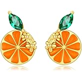 Dreamboat Sterling Silver Fruit Earring for Women Small Stud Earrings Fruit Accessories Summer Jewelry Gifts