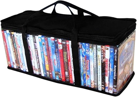 Bolana Dvd Disc Cd Media Clear Storage Bags Dvd Blu Ray Carry Case Record Case Storage Dvd Holder Set Amazon De Kuche Haushalt