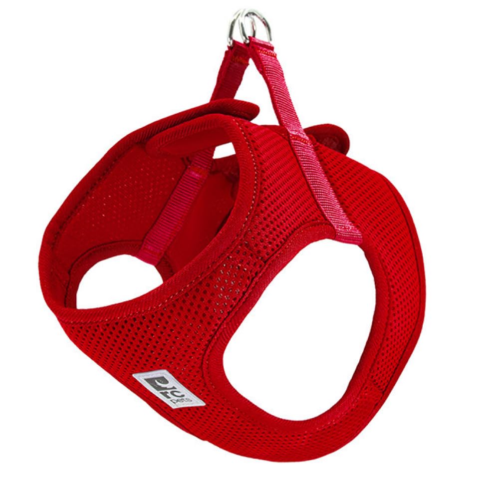 RC Pet Products Step in Cirque Soft Walking Dog Harness, XX-Small, Red