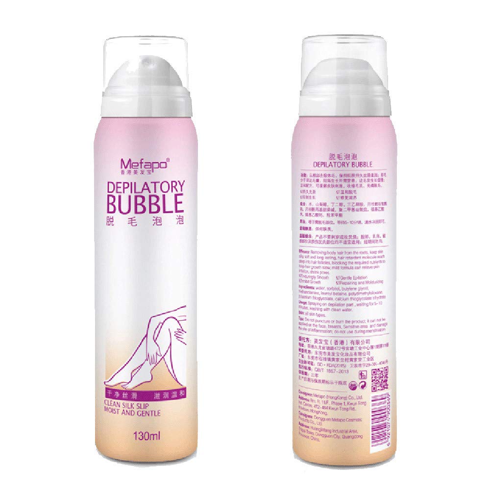 Binmer Mefapo No Damage No Pain Anti Allergic Mousse Spray Foam Mousse Creams Depilatories