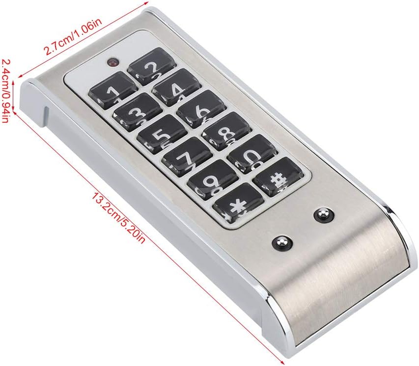 FTVOGUE Digital Keypad Code Lock Combination Cam Password Security Lock