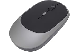 Bewinner Bluetooth Wireless Mouse Dual Mode 2.4G USB Receiver, Quiet Rechargeable Slim Portable Mouse with 3 DPI Levels 800/1