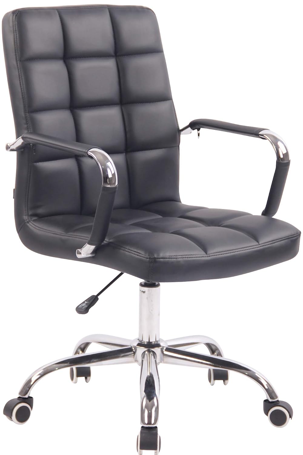 Poltrona Scrivania Imbottita Sedia Direzionale Girevole e Regolabile H  45-54cm CLP Sedia Design Ufficio Deli Sedia StudioTelaio in Metallo  Bordeaux Arredamento e illuminazione urban-earth.co.uk