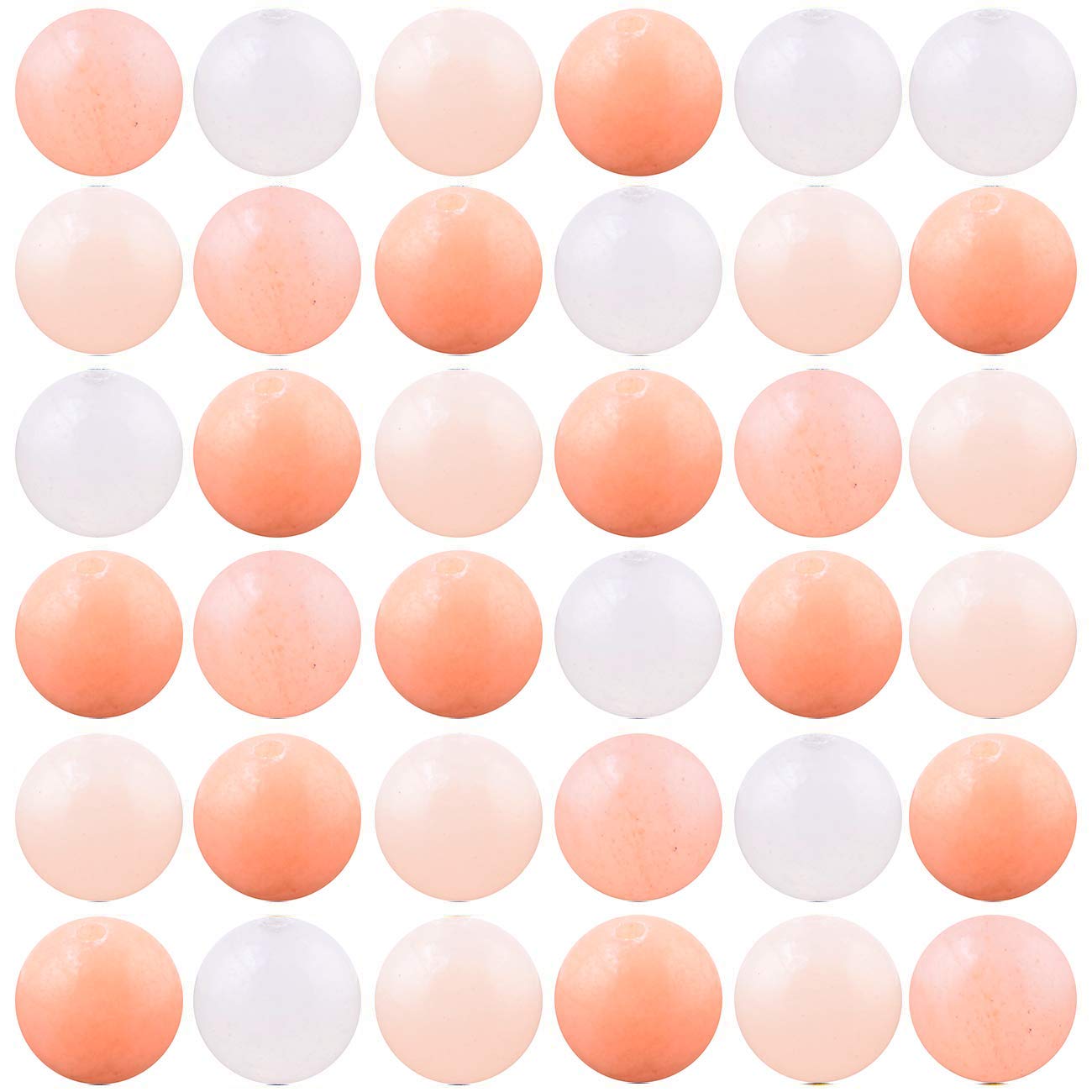 Natural Stone Beads 100pcs 10mm Pink Aventurine Round Genuine Real Stone Beading Loose Gemstone Hole size 1mm DIY Charm Smooth Beads for Bracelet Necklace Earring Jewelry Making(Pink Aventurine, 10mm)