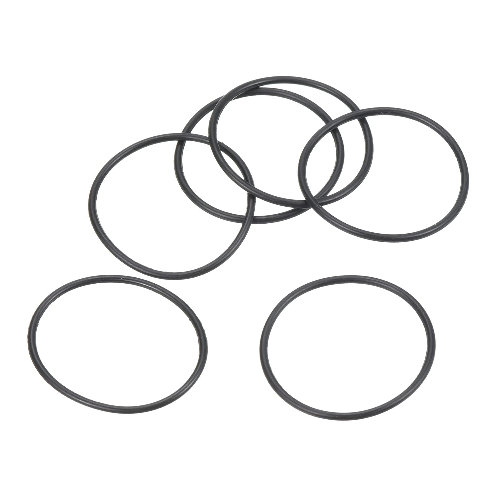 PATIKIL Nitrile Rubber O-Rings 24mm OD 22mm ID 1mm Width, 20 Pcs Metric Sealing Gasket for Faucet Plumbing Automotive Repair, Black