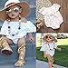 Baby Girl Romper Jumpsuit Off Shoulder Lotus Leaf Bodysuit Infant Clothes Outfit (80 (6-12M), White)