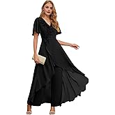 Chiffon Mother of The Bride Pant Suits for Wedding Guest Dresses Formal Outfit Womens Jumpsuit