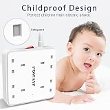 POWSAF 4 Way USB Extension Lead 2M 4 Outlets 4 USB Ports USB-C 3.4A UKCA view 2