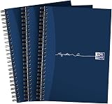 Oxford My Notes A5 Notebook Pack of 3 Navy 200 Pages 8 mm ruled