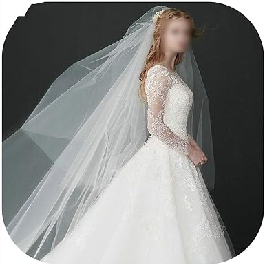 wedding veil long train