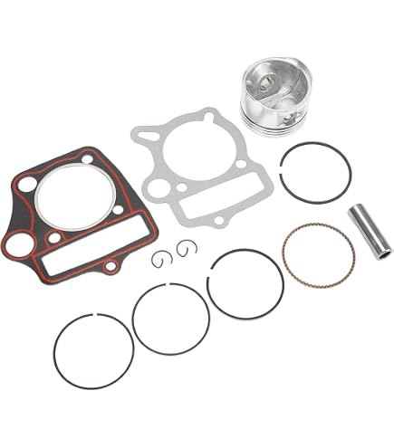 52.4mm Piston Ring Set With 13mm Pin For 110-125cc Engines - Fits Dirt Pit Bikes, ATVs, Go Karts