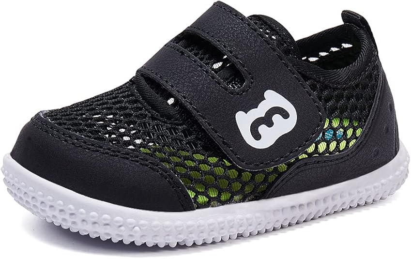 BMCiTYBM Baby Shoes Girl Boy Breathable Mesh Sneakers 6 9 12 18 24 Months black Size 612