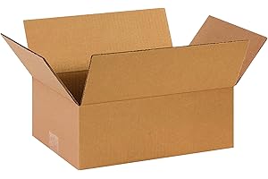 Partners Brand 14x10x5 Corrugated Cardboard Boxes, 14"L x 10"W x 5"H, Pack of 25 | Shipping, Packaging, Moving, Storage Box for Business, Strong Wholesale Bulk Boxes 14x10x5 14105