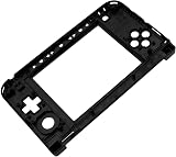 GGZone Black Plastic 3DS XL LL Console Cover Case Replacement Hinge Parts view 2
