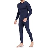 WEERTI Thermal Underwear for Men Long Johns with Fleece Lined Base Layer Men Cold Weather Top Bottom