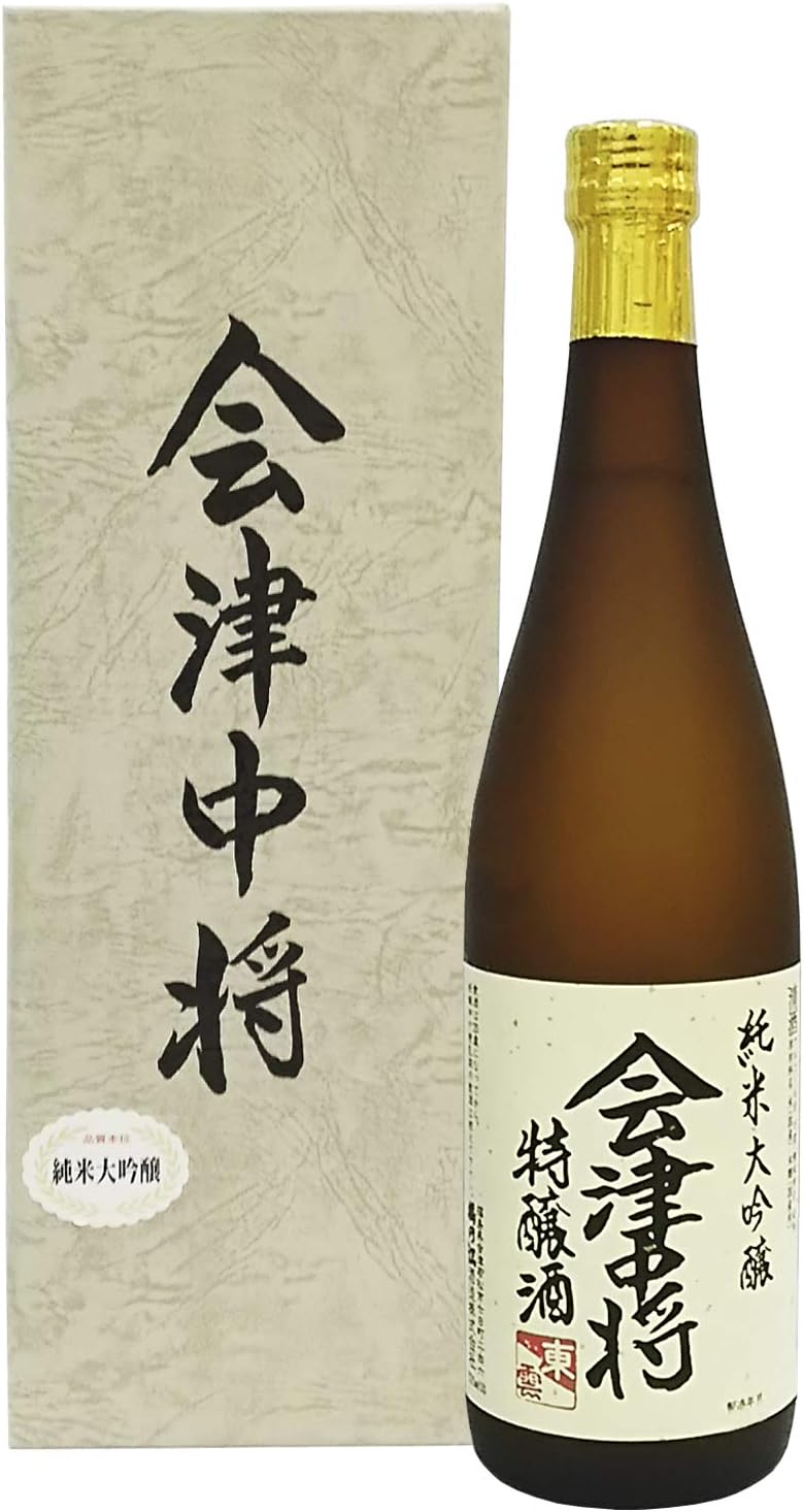 Amazon Co Jp 鶴乃江酒造 会津中将 あいづちゅうじょう 純米大吟醸 特醸酒 7ml 日本酒 清酒 食品 飲料 お酒