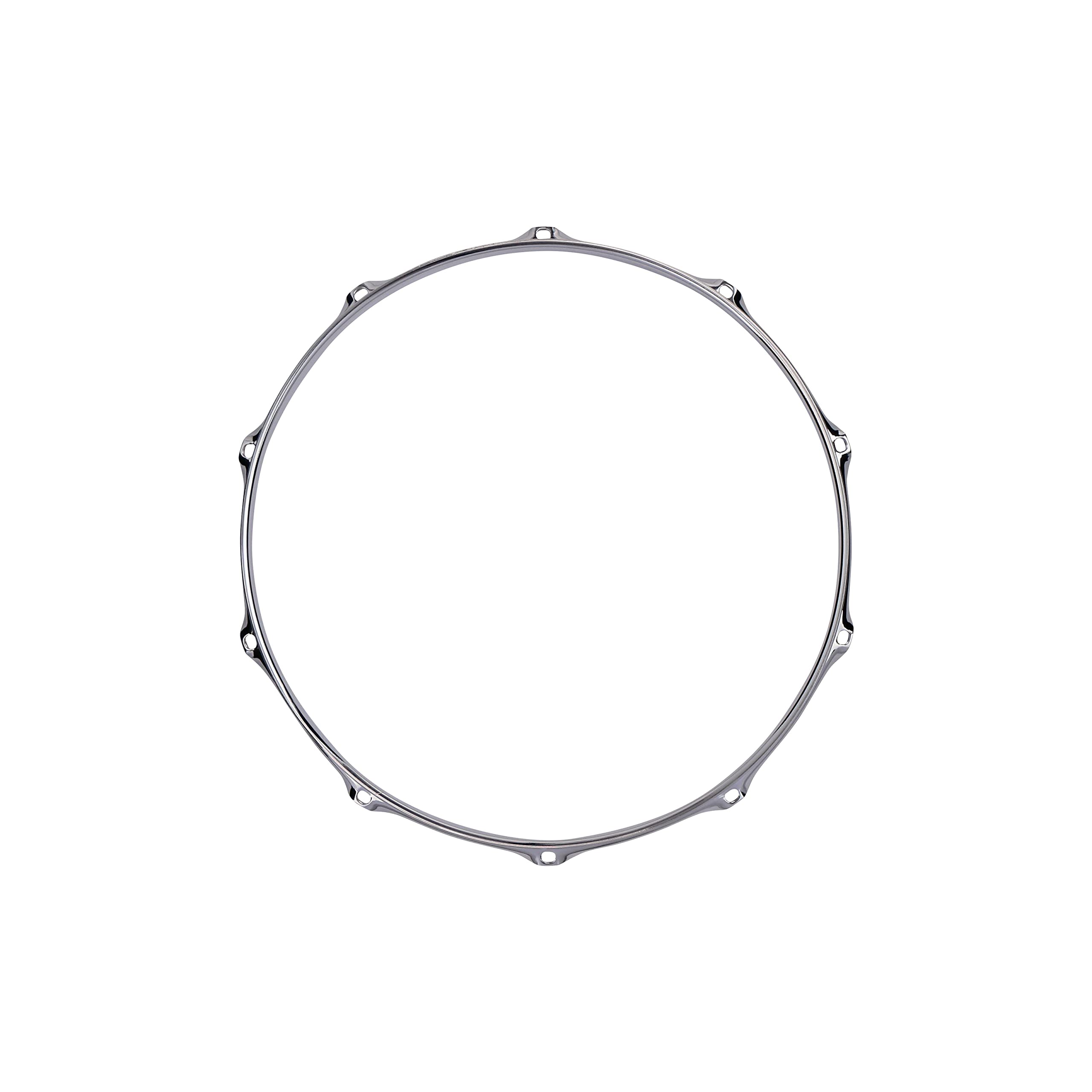 Tama MFB14-10N 2.3mm Brass Mighty Hoop 14" 10 Hole - Batter Side Snare Drum Hoop for Enhanced Sustain & Controlled Attack