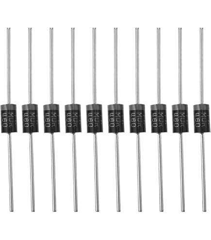 Produktbild von Chanzon MUR460 Schnelle Gleichrichterdiode – 4A, 600V, 25-50ns, DO-201AD (DO-27), Packung Mit 20 Stück Für Schnelles Schalten