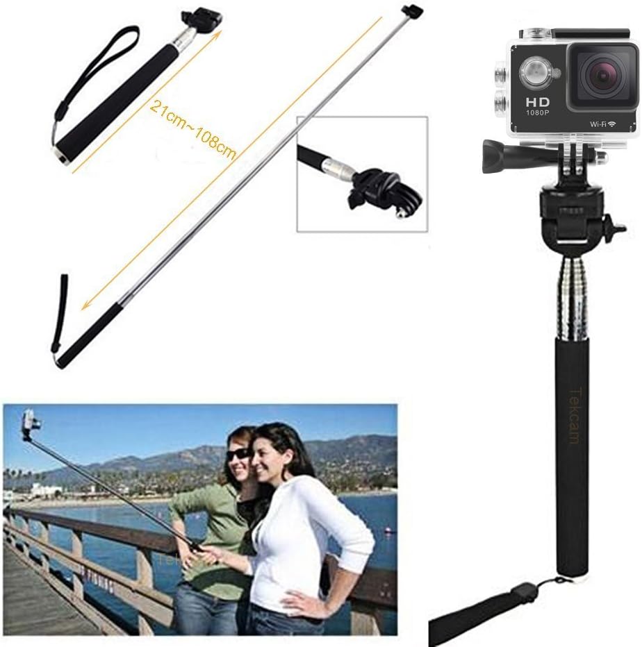 Action Camera Selfie Stick Floating Handle Grip and Suction Cup Windshield Mount Compatible With GoPro Hero 13 12 11 10 9/ AKASO EK7000 /DJI Osmo Action 4 5 Pro/Insta360 X5 Action Cam Accessories - Image 5