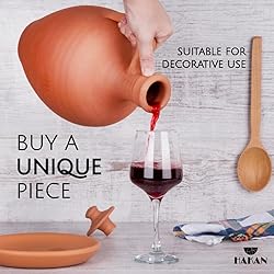 Hakan Anadolu Natural Clay Water Pitcher Set