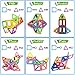 Ehome Magnetic Blocks, 34 PCS Magnetic Building Blocks with Strong Magnet, Magnetic Building Set for Kids Magnetic Tiles Educational Stacking Blocks Boys Girls Toys.