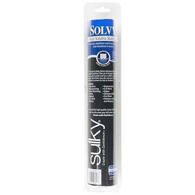 Sulky 486-12 12-Inch by 9-Yard Solvy Water Soluble Stabilizer Roll