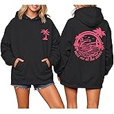 Weripoah Cute Palm Hoodies For Teen Girls Oversized Graphic Sweatshirt Baggy Aesthetic Hoodie Y2k Trendy Preppy Clothes Women