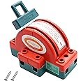 TWTADE Disconnect Knife Switch 32A 220V 2 Pole Double Throw DPDT Power Disconnect Switch HK11-2P-32
