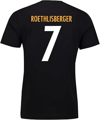 Fanatics Nfl Pittsburgh Steelers Ben Roethlisberger 7 Name Number Shirt Jersey Trikot Amazon De Bekleidung