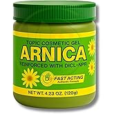 Arnica Flores Gel(Pomada)4.23 oz–Natural Concentrated Topical Gel for Muscles & Joints,Fast-Absorbing, Botanical Aroma Massage Therapy,Post-Workout,Daily Use,100% Natural, Vegan,Non-GMO–by BexpertsUSA