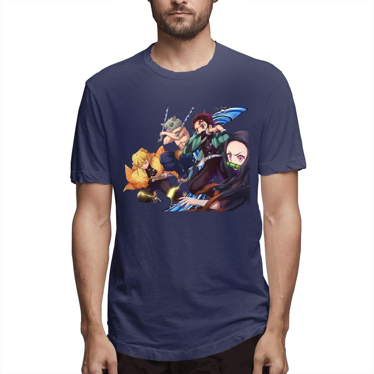 Demon Slayer T-Shirt Kimetsu No Yaiba Kamado Tanjiro Nezuko for Man