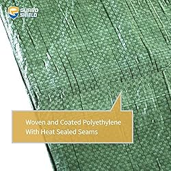 GUARD SHIELD Tarp Green 9x15 Feet Multi Purpose