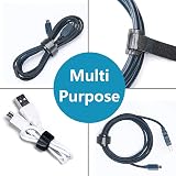 Oksdown Cable Tie Reusable Black 50 Pack Adjustable Releasable 150mm view 6