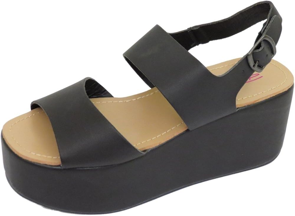 chunky black flatforms