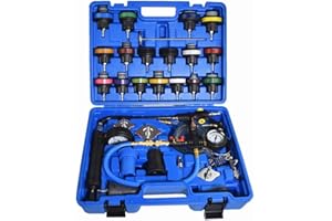 Alltooetools 28pcs Universal Radiator Pressure Tester and Vacuum Type Cooling System Tool Kit