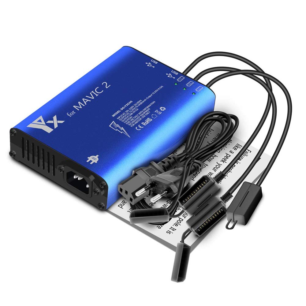 Taoke 5 in 1 Parallel Multiple Battery Charger Intelligent Rapid Charger Compatible with Mavic 2