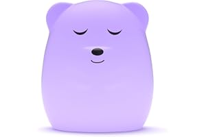 INNOCITY Breathing Pal 'Ted'- Mindfulness Breathing Light, Guided Visual Meditation Breathing Light, Anxiety Relief Items for Calm Down Corner/Meditation/Sleep for Adult&Kid