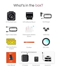 Vantrue E1 Pro 4K Mini Dash Cam Front, STARVIS 2