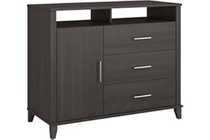 BUSH HOME Bush Furniture Somerset Office Storage Credenza in Storm Gray