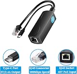 Revotech Type C PoE Splitter 5V 2.4A IEEE 802.3af 10/100M for IP Camera CCTV view 3