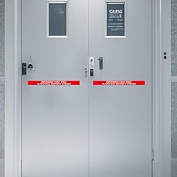YIKIADA 5 Pack Emergency Exit Only Alarm Will Sound