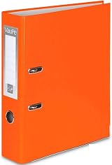 Office Centre 5 Orange A4 Large 75mm Lever Arch File Metal Edge