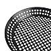 Arctic Monsoon Grilling Skillet, Nonstick Grill Accessories with Wood Foldable Handle, for Grilling Smaller Pieces of Food Like Vegetables and Meat Cubes, Black