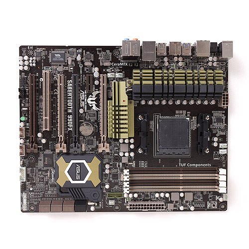 ASUS Sabertooth 990FX AM3+ AMD 990FX SATA 6Gb/s USB 3.0 ATX AMD Motherboard