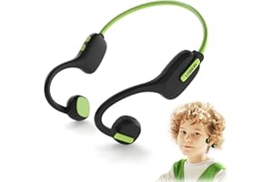 LOBKIN Kids Headphones Open Ear,Bluetooth 5.3 Air Conduction Wireless Lightweight Kids Earbuds IPX5 Waterproof with Microphone for School,Home and Outdoor Activities Gifts for Boys Girls