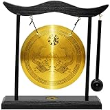 Hooshing Feng Shui Gong Brass Desktop Zen Art Home Decor Housewarming Congratulatory Blessing Gift