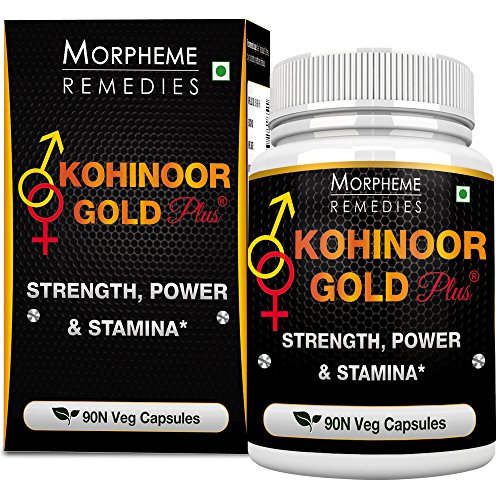 Morpheme Remedies Kohinoor Gold Plus 90 Veg Caps (Blend of Shilajit, Ashwagandha, Safed Musli and more)