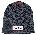 2016 Titleist Jacquard Golf Beanie Black/Charcoal One Size Fits All NEW